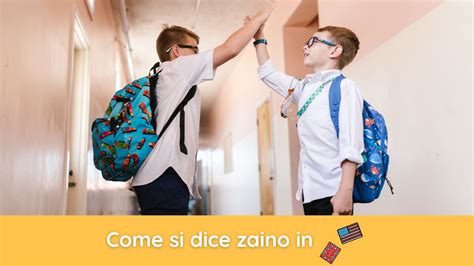 zaino in inglese traduzione